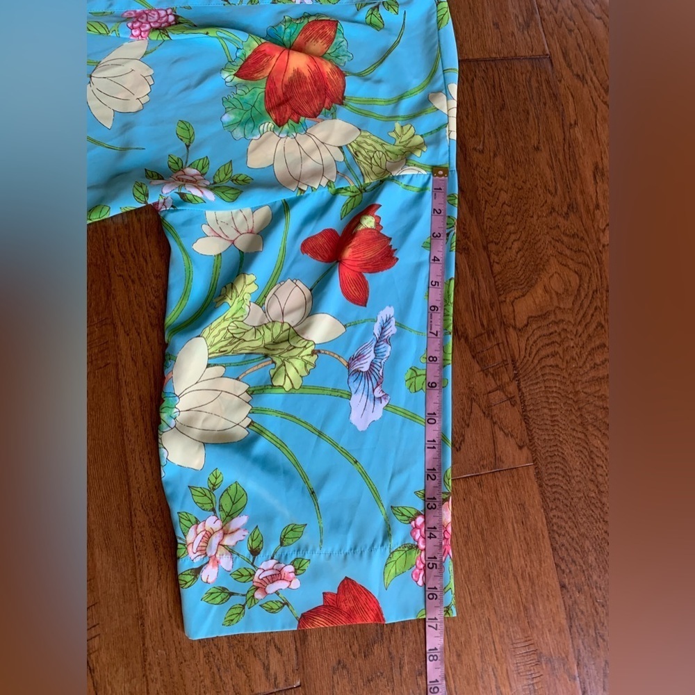 Notations Blue Floral Robe - Picture 8 of 10